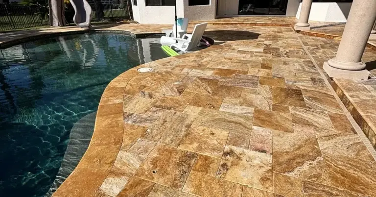Travertine Maintenance Guide for Tampa Bay Homeowners 3 Travertine Floor Polishing Tampa Bay by Marble Mechanics